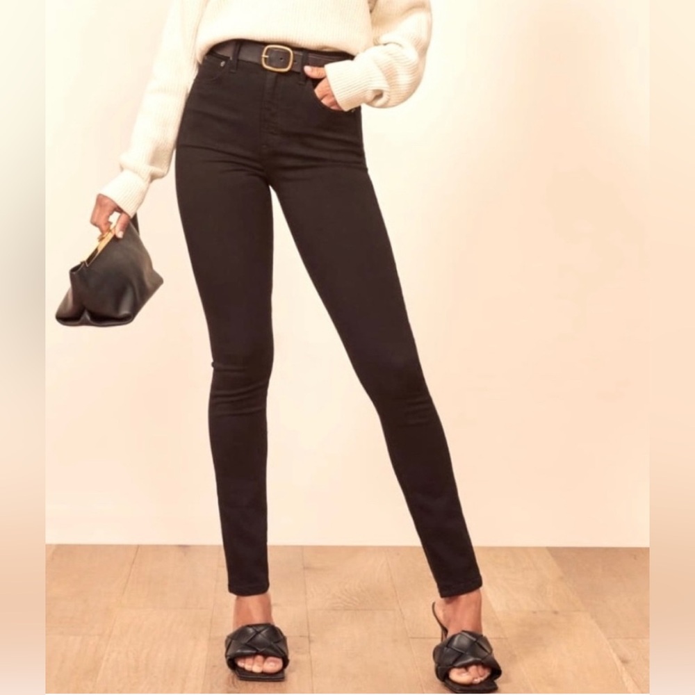 REFORMATION Harper  High Rise Skinny Jeans 23
